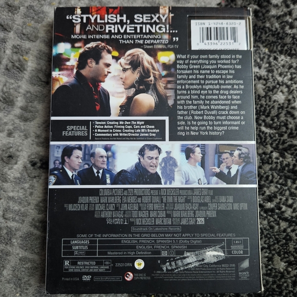 We Own The Night DVD Mark Wahlberg Eva Mendes Robert Duvall Joaquin Phoenix - Picture 8 of 9